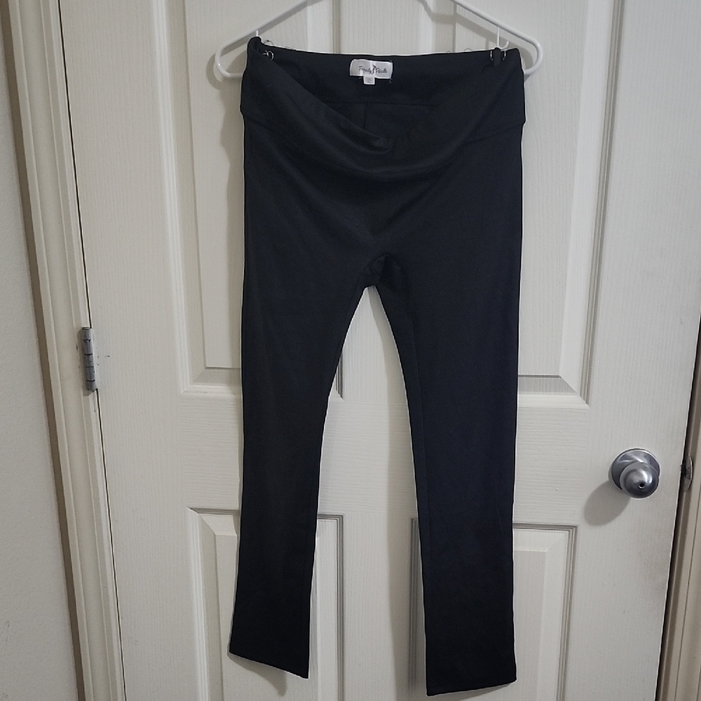 Philosophy Black Leggings Elegant and Comfortable